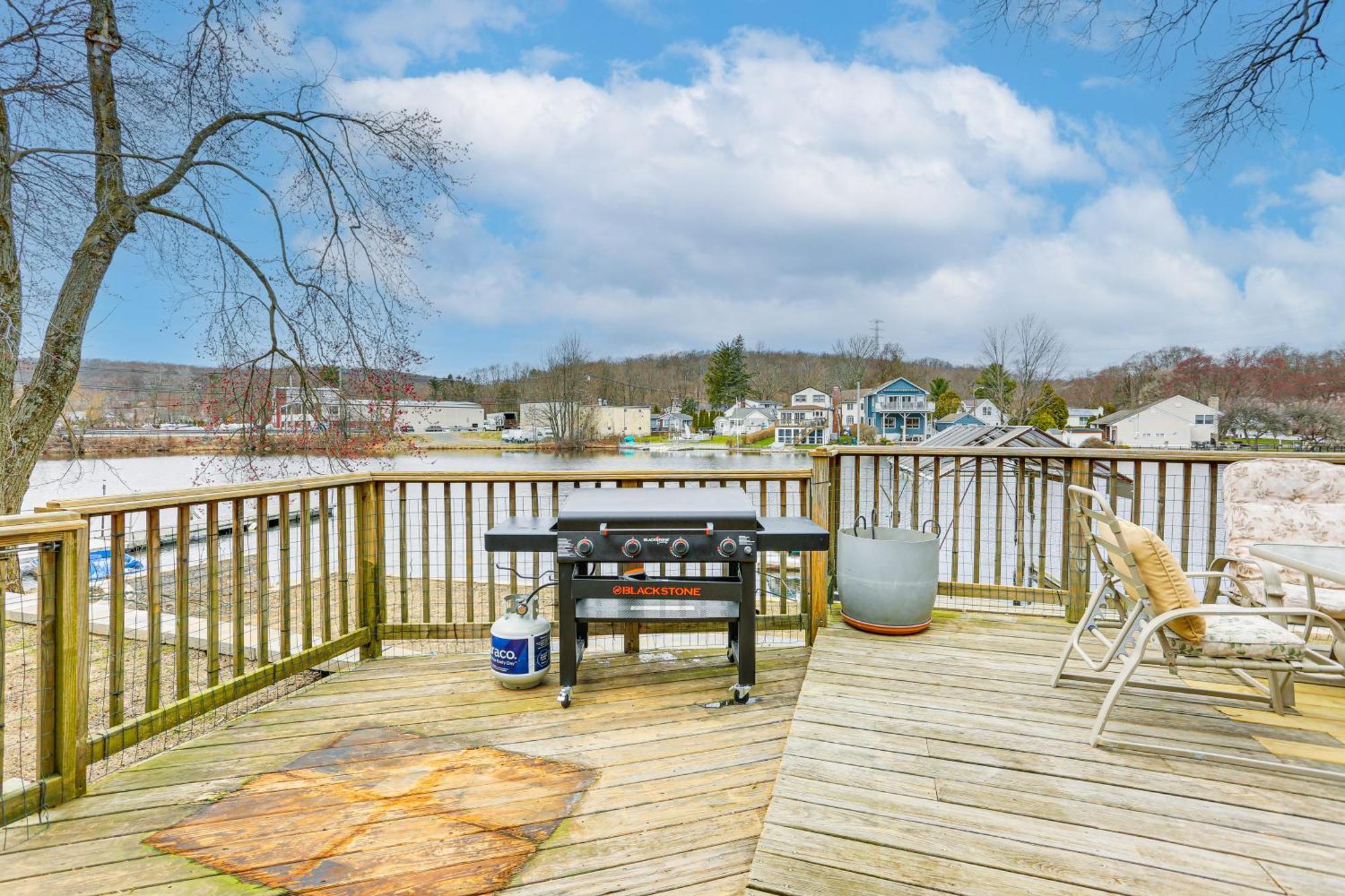 Waterfront Lake Hopatcong Home With Boat Dock! Mount Arlington Exterior photo